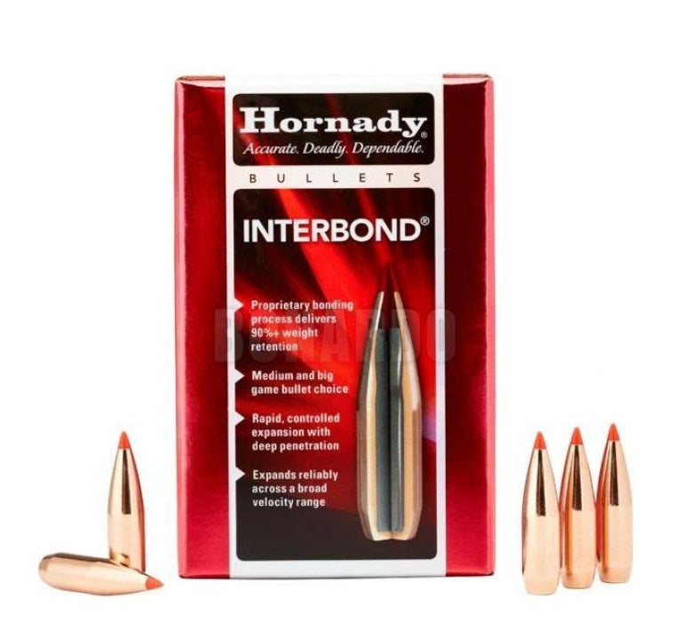 HORNADY PALLE PER CAR. 284" 154 GR. INTERBOND